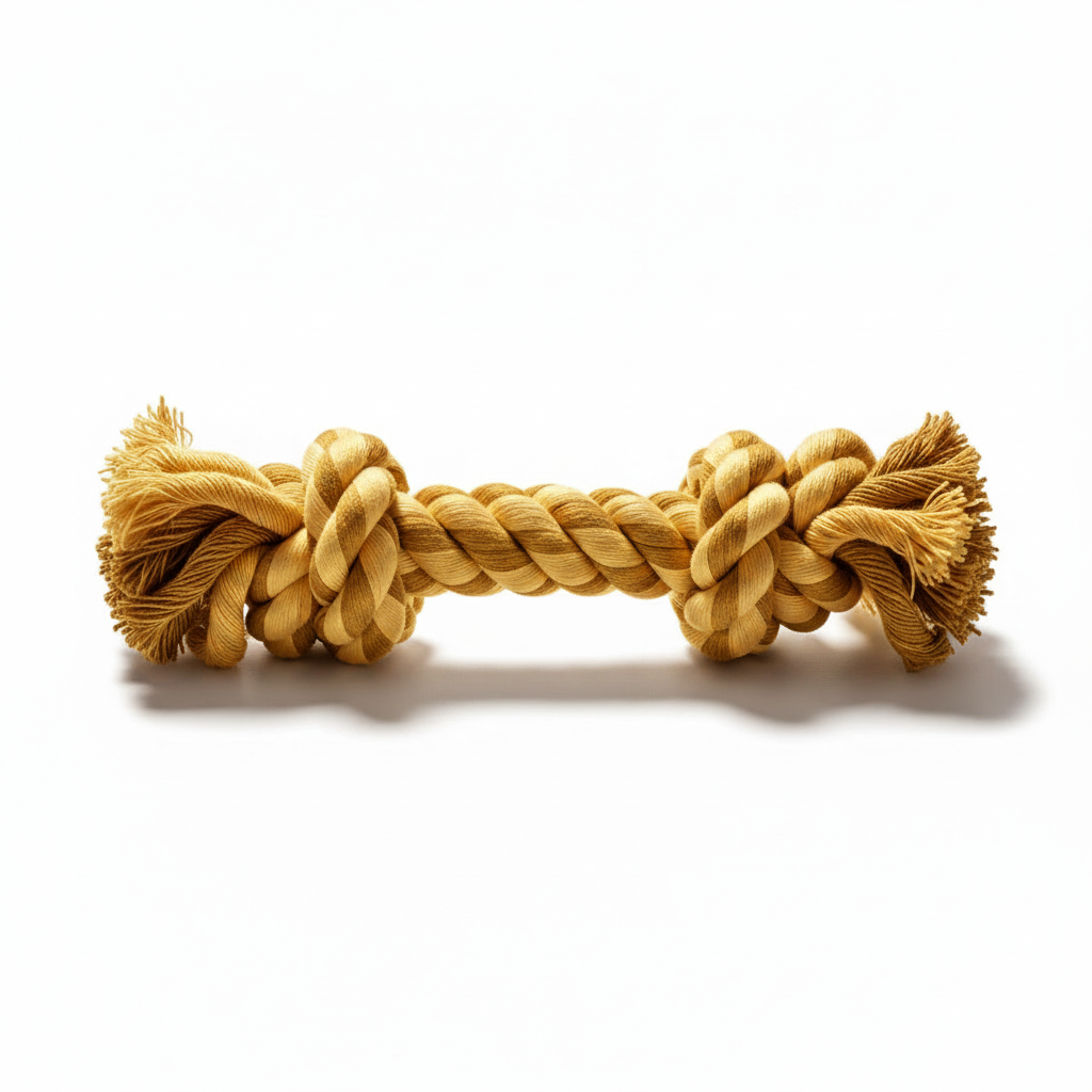 Braided Rope Dog Chew Toy for Daily Tug Play
